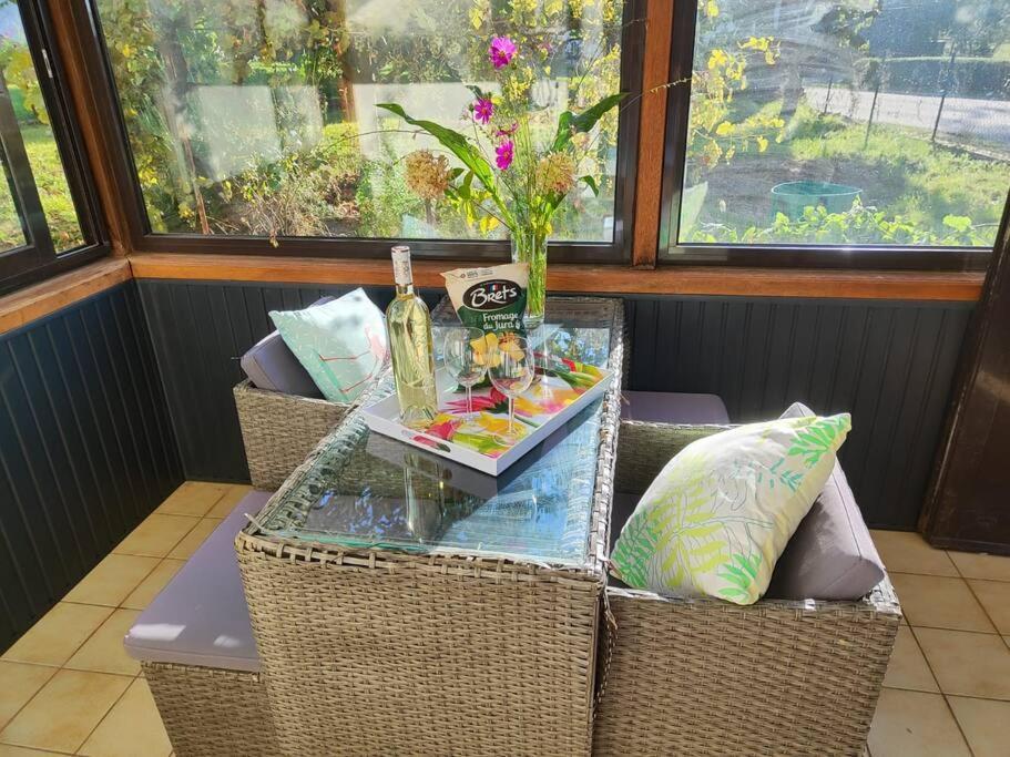 Campagne-Jolie Maison Avec Jardin- Proche Dole Chevigny  Extérieur photo